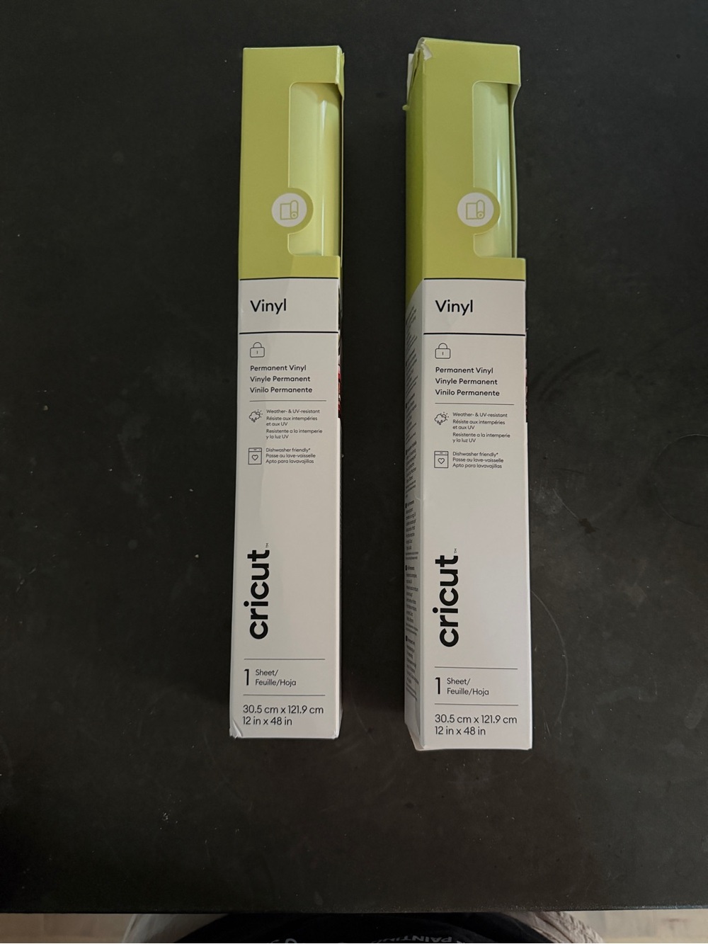 Cricut Permanent Vinyl Sheets in Honeydew Green